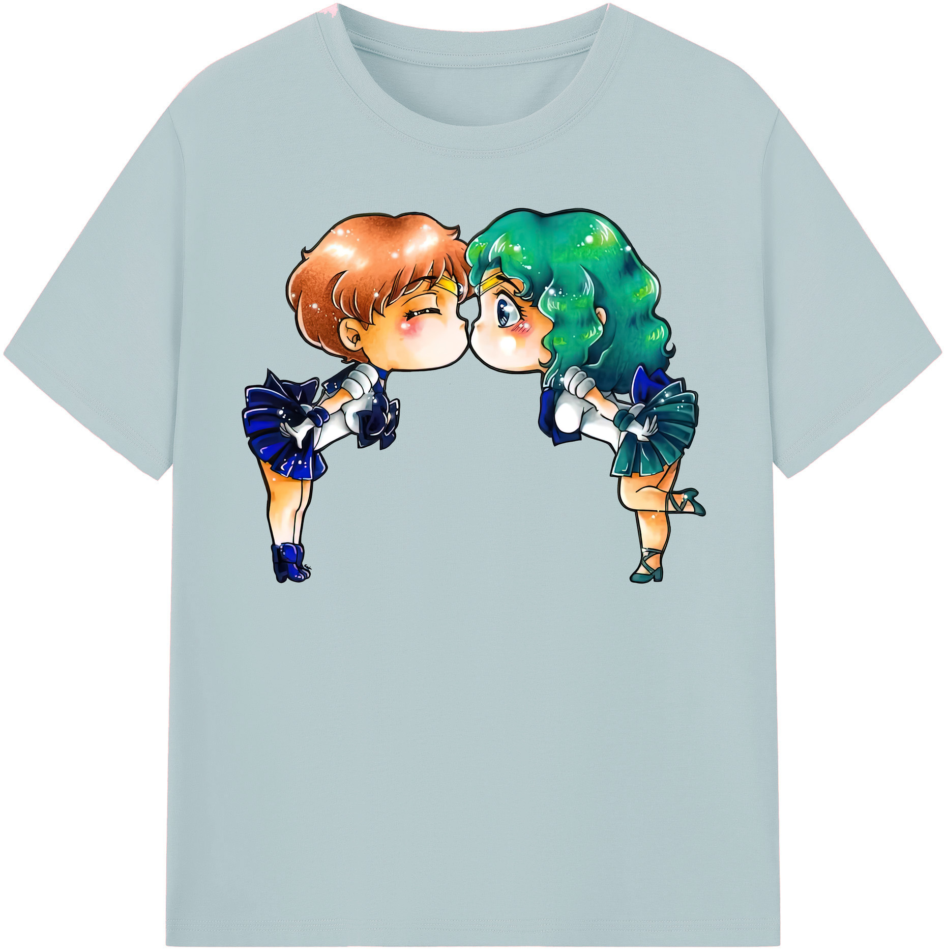 （画像用） 美少女戦士セーラームーン 天王はるか Sailor Moon Tenoh Haruka 綿100％半袖Tシャツ（フロントプリント）